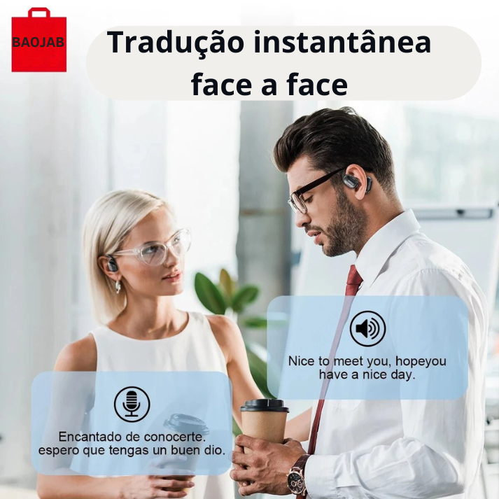 Auriculares Tradutores Instantâneos com IA