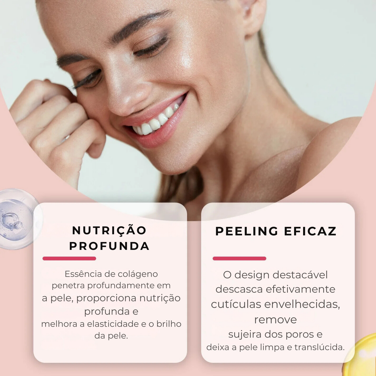 MASCARA FACIAL DE COLAGENIO PARA ENVOLVIMENTO NOTURNO