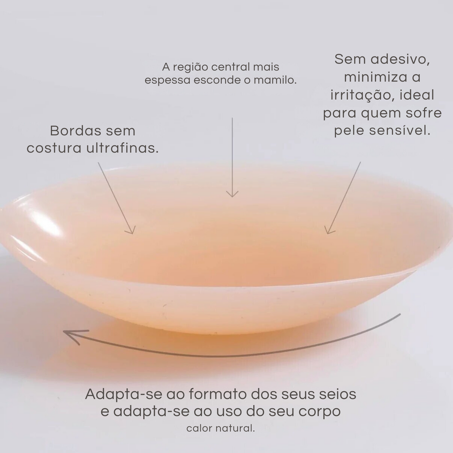 ADESIVOS DE SILICONE : CONFORTO E DISCRIÇÃO