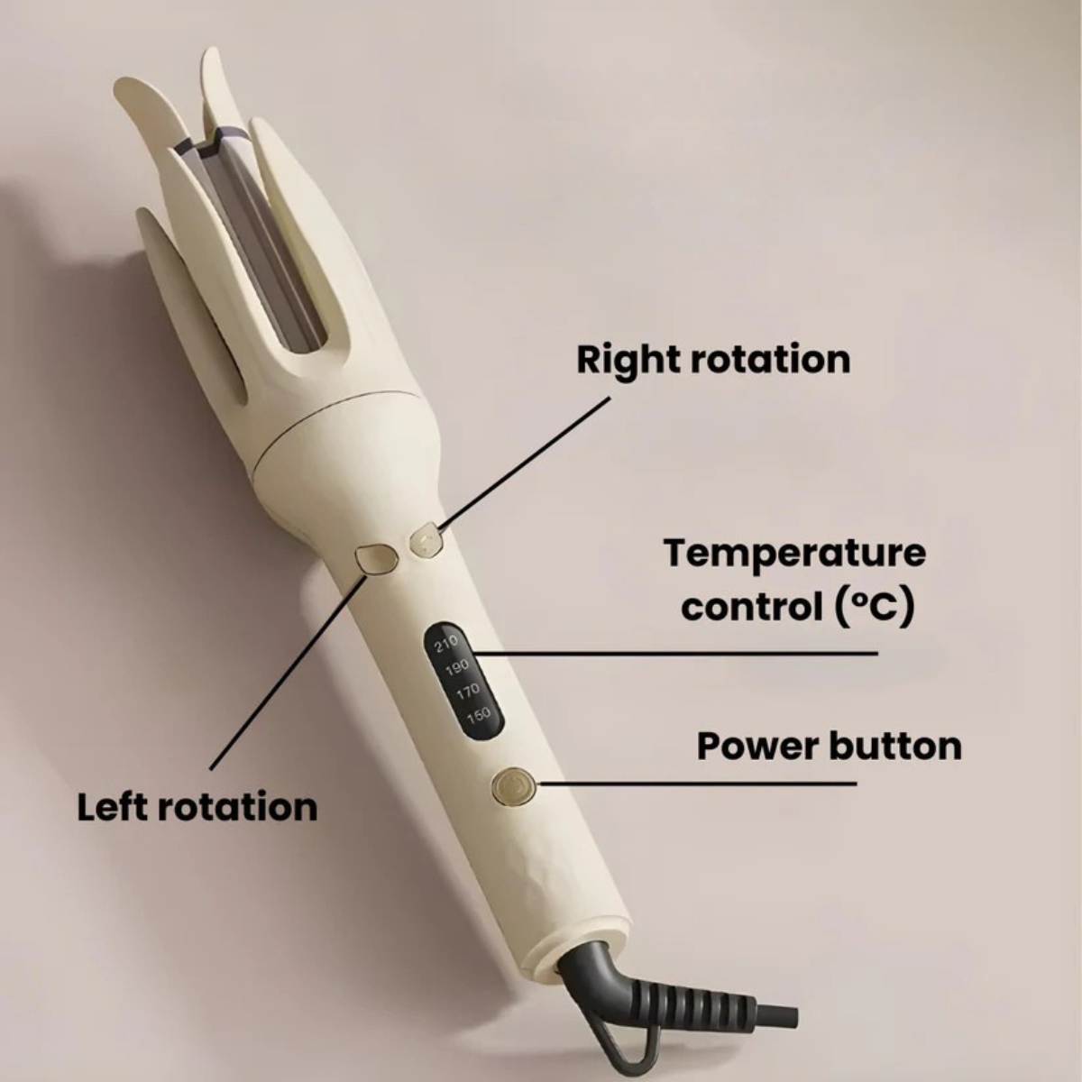 CurlFlex™ – O modelador automático elegante