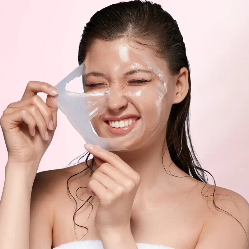 MASCARA FACIAL DE COLAGENIO PARA ENVOLVIMENTO NOTURNO